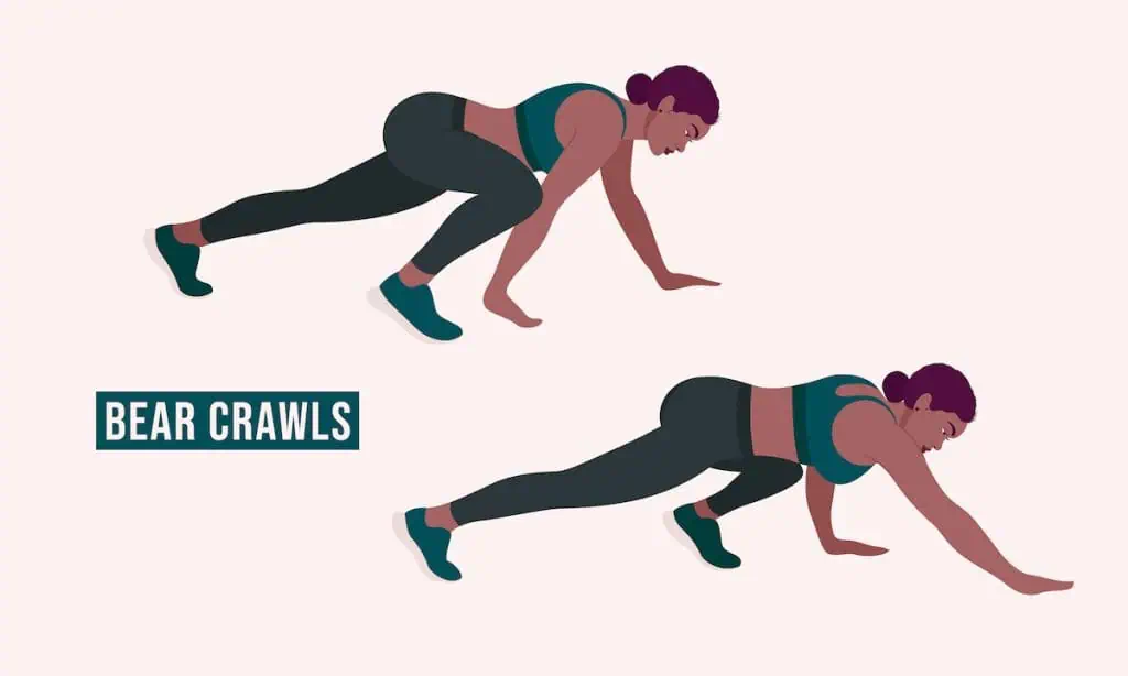 bear crawl workout with kids Chicago