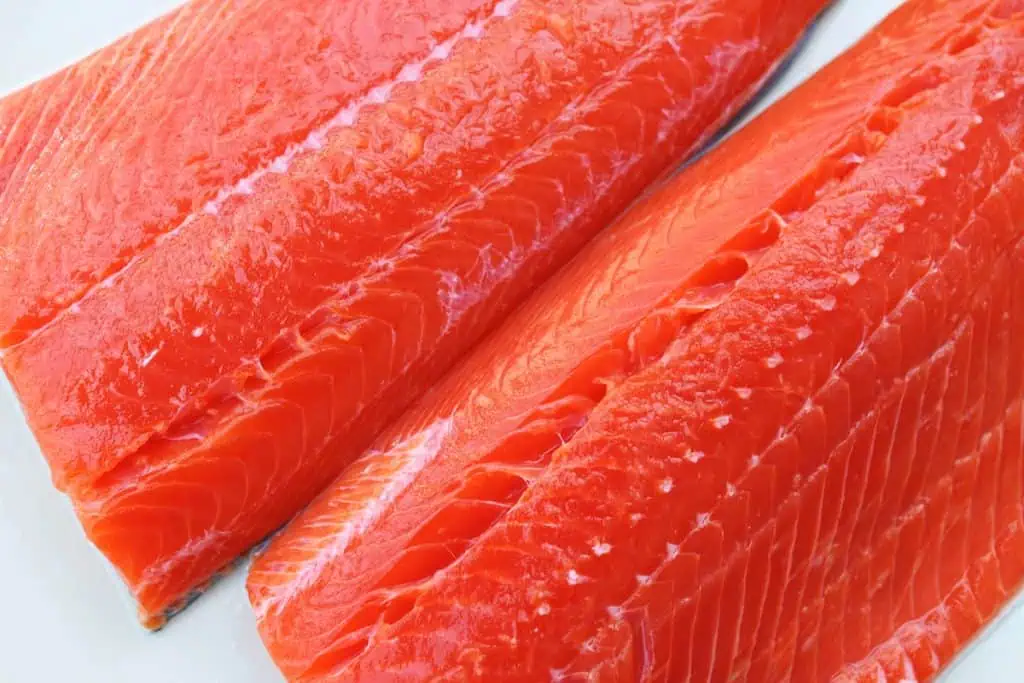 eat wild salmon to tone your butt and reduce cellulite Chicago TushToners
