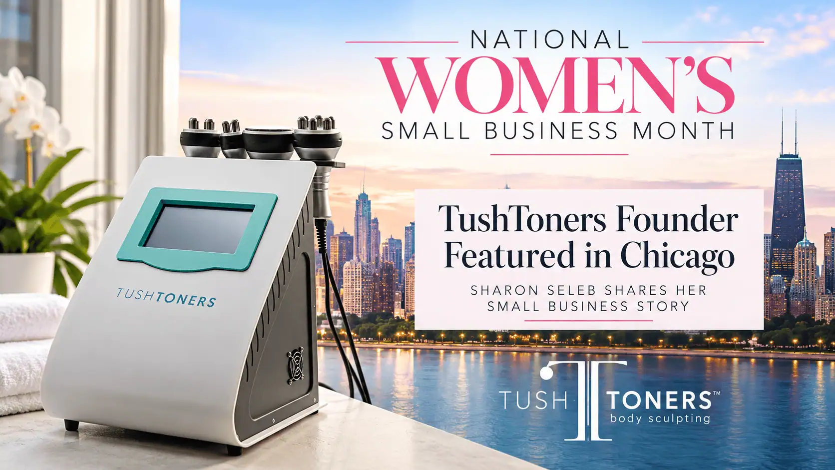 TushToners Founder Sharon Seleb Featured on ABC7 Chicago for National Women’s Small Business Month